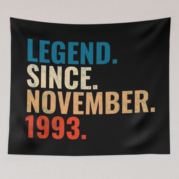 Item preview, Legend Since November 1993 Retro Vintage designed and sold by Teelogic.