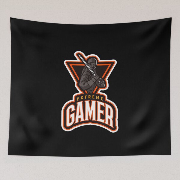 Item preview, Extreme Gamer with Stealthy Female Ninja designed and sold by PRIVARSHU.
