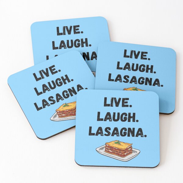Item preview, Live Laugh Lasagna designed and sold by PotluckPrints.