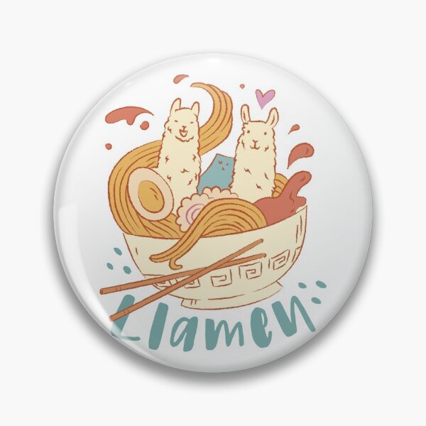 Item preview, Funny Llamen Llama Ramen Anime Japanese Kawaii Manga designed and sold by 33ink.