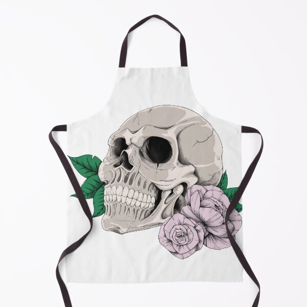 Item preview, skull flor designed and sold by EDSInkDraw.