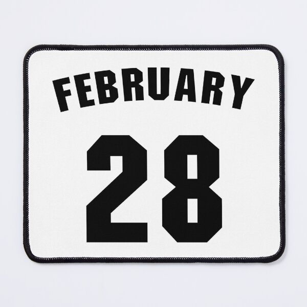Item preview, Date of birth 28 February birthday gift sport design designed and sold by Panya-Design.