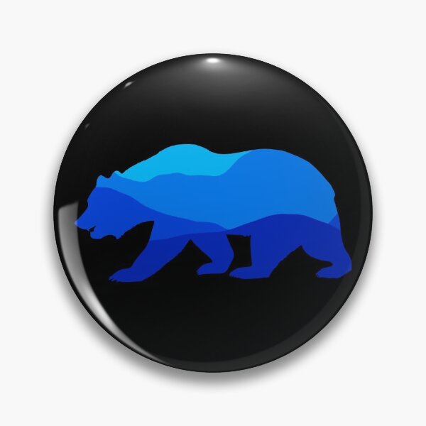Item preview, mountain bear blue designed and sold by artirio.
