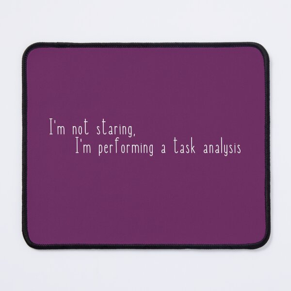 Item preview, I'm not staring, I'm performing a task analysis designed and sold by Cardinal Designs.