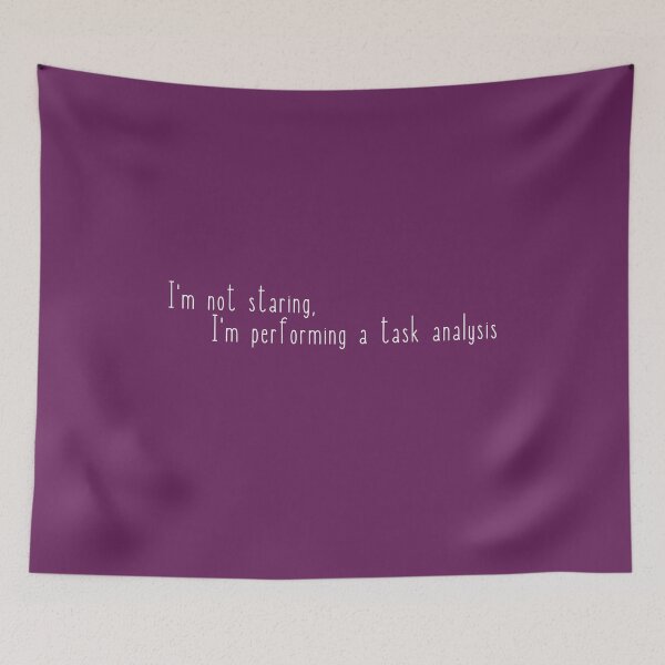 Item preview, I'm not staring, I'm performing a task analysis designed and sold by Cardinal Designs.