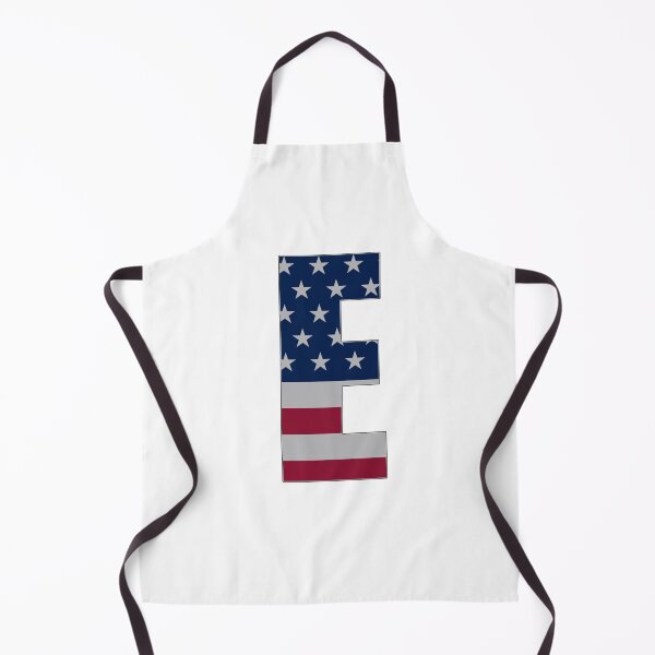 Item preview, US Flag Monogram Letter "E" 4th July Stars Stripes designed and sold by SunnyStreet.