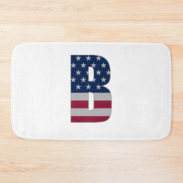 Item preview, US Flag Monogram Letter "B" 4th July Stars Stripes designed and sold by SunnyStreet.