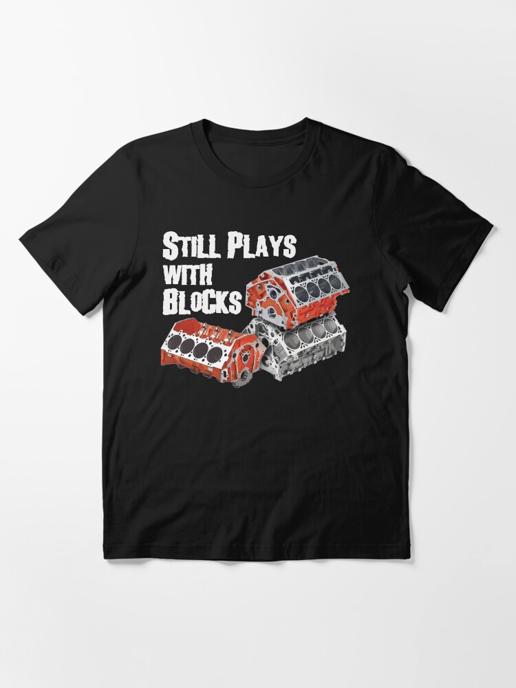 Alternate view of Still Plays With Blocks Essential T-Shirt