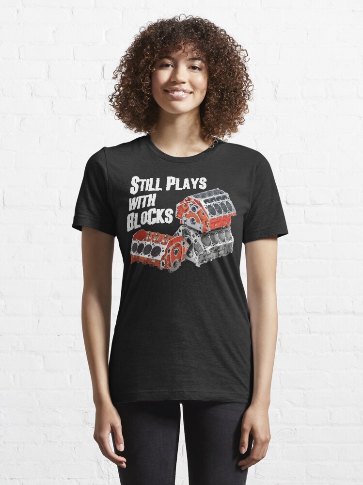 Alternate view of Still Plays With Blocks Essential T-Shirt