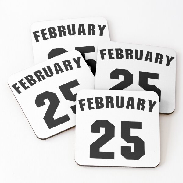 Item preview, Date of birth  25 February birthday gift sport design designed and sold by Panya-Design.