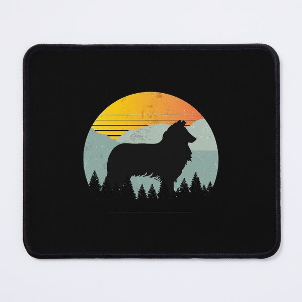 Item preview, Retro Sun Rough Collie Dog Gift  designed and sold by Guarddogdrive.