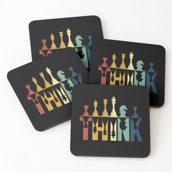 Item preview, Think Retro Vintage Chess Pieces Player Gifts Chess Coach designed and sold by shophia-art.