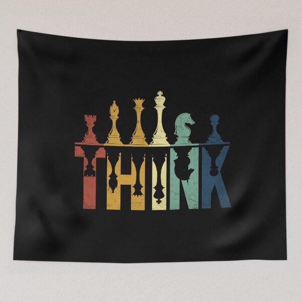 Item preview, Think Retro Vintage Chess Pieces Player Gifts Chess Coach designed and sold by shophia-art.