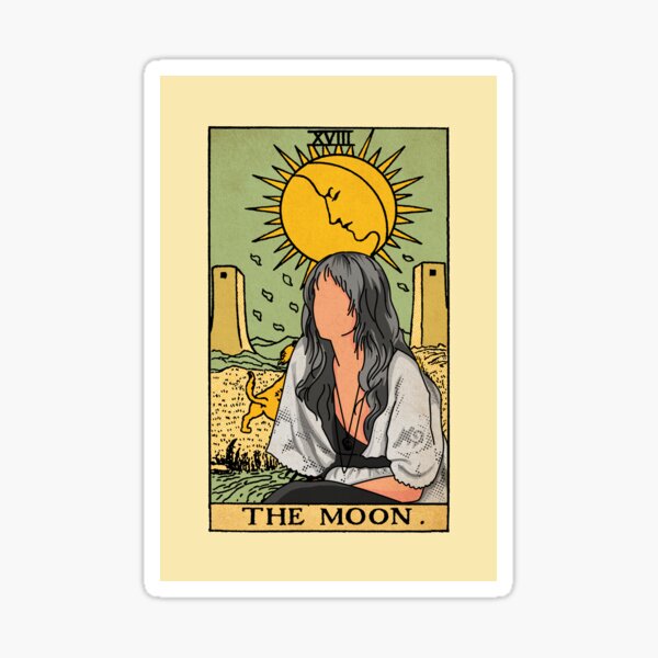 Stevie The Moon Nicks Tarot Sticker