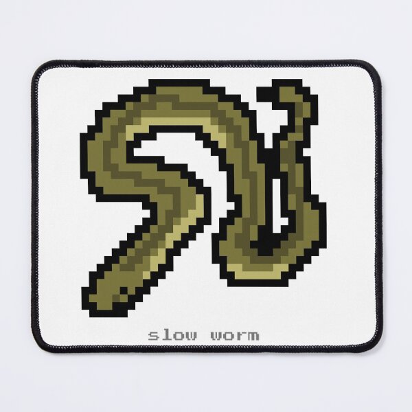 Item preview, Pixel Slow worm designed and sold by CheesyBugShop.