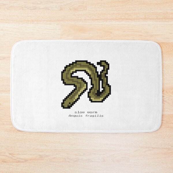 Item preview, Pixel Slow worm designed and sold by CheesyBugShop.