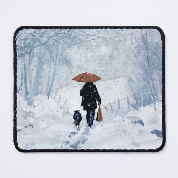 Item preview, Dog Walk in the Snow designed and sold by LUX2Boutique ★★★★★.