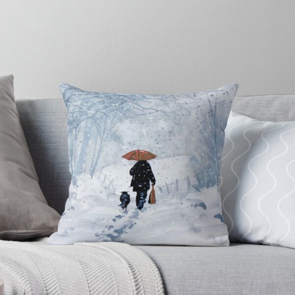 Item preview, Dog Walk in the Snow  designed and sold by LUX2Boutique ★★★★★.