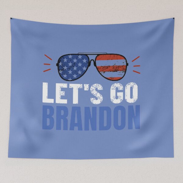 Item preview, Let's Go Brandon American flag designed and sold by FlyTee4U.