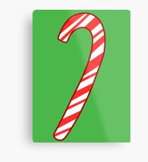 Candy Cane Metal Print