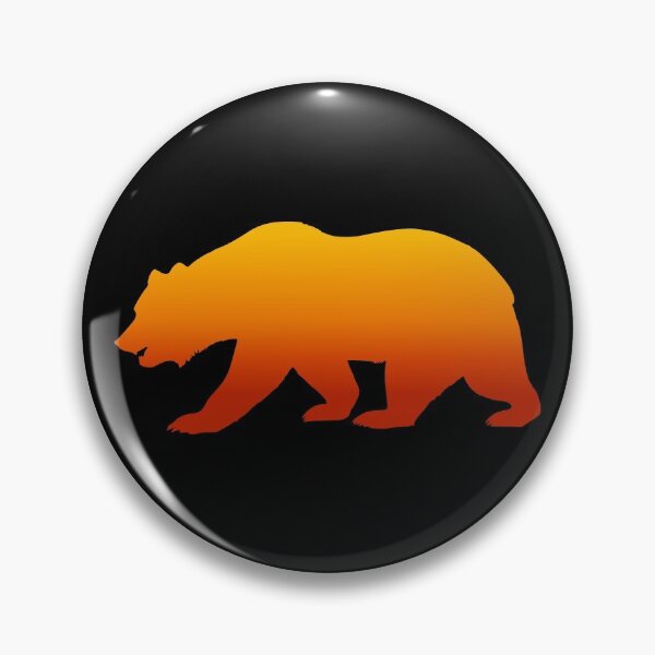 Item preview, simple bear orange fade designed and sold by artirio.
