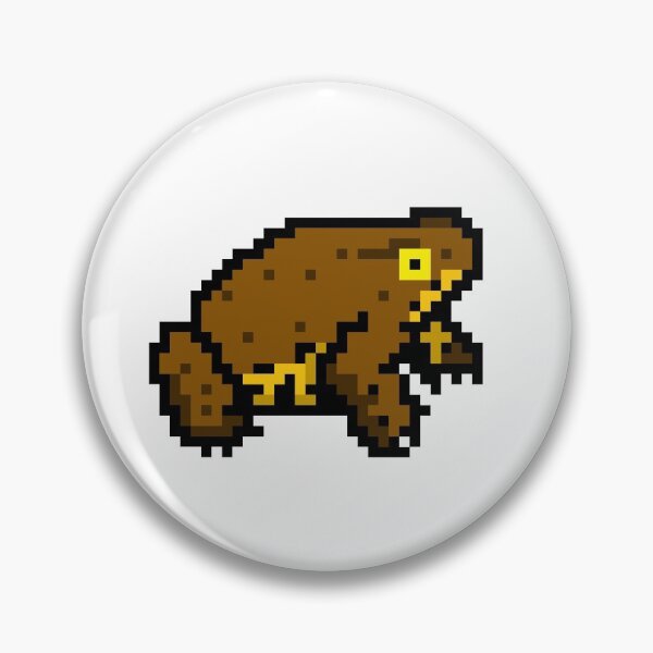 Artikelvorschau, Pixel Gelbbauchunke entworfen und verkauft von CheesyBugShop.