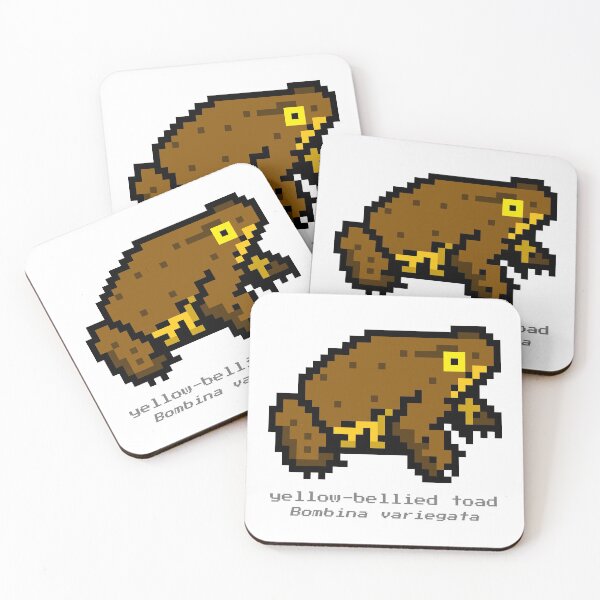 Item preview, Pixel Yellow-Bellied Toad designed and sold by CheesyBugShop.