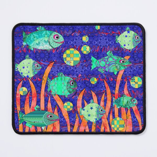 Item preview, Retro Fish Swimming Upstream designed and sold by MagickMama.