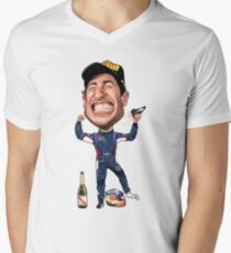Daniel Ricciardo 2017 Men's V-Neck T-Shirt