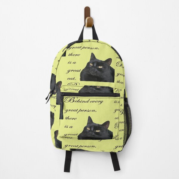 Item preview, Behind Every Great Person There Is A Great Cat Quote designed and sold by taiche.