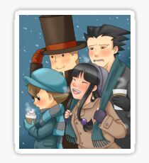 Wintry Crossover! Sticker