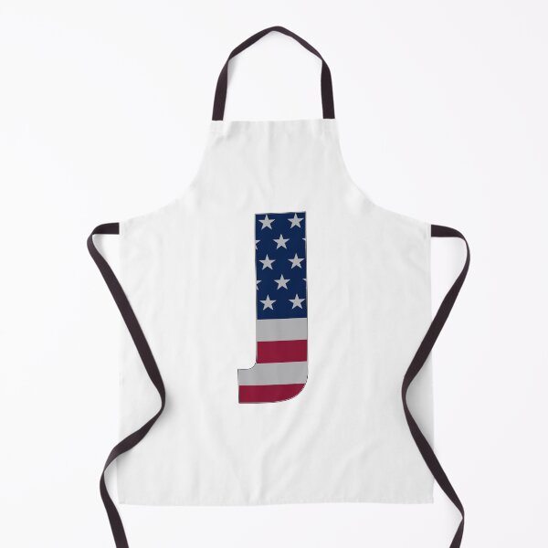 Item preview, US Flag Monogram Letter "J" 4th July Stars Stripes designed and sold by SunnyStreet.