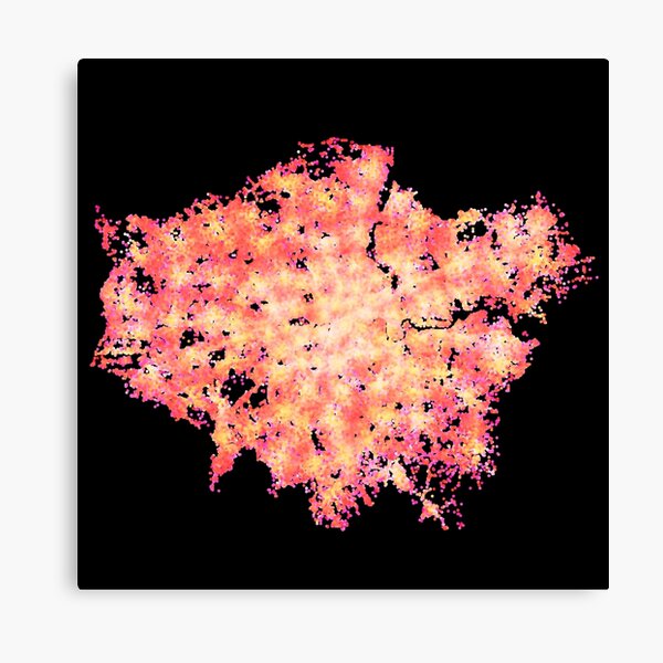 Responding to the Fires of London Canvas Print