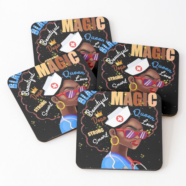 Item preview, Magic Black Nurse Melanin Black Pride Día de las enfermeras designed and sold by SethFrancis37.
