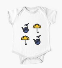 Blue French Horn/Yellow Umbrella - How I met your mother One Piece - Short Sleeve