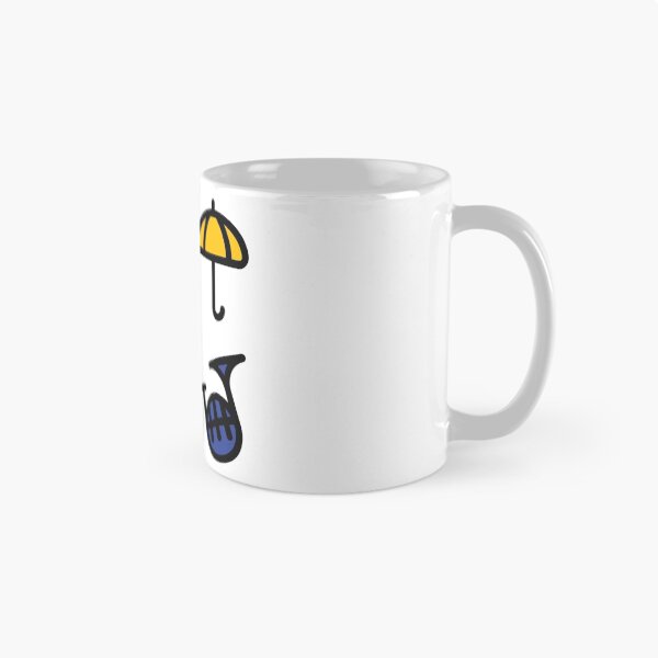 Item preview, Blue French Horn/Yellow Umbrella - How I met your mother designed and sold by HIMYM-EAFAM.