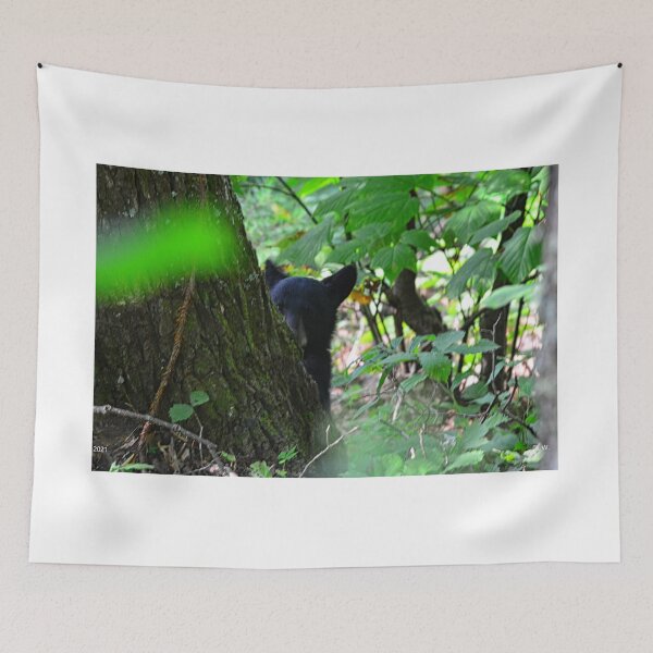 Item preview, Peek A Boo Baby Black Bear designed and sold by LisaWootenPhoto.