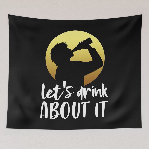 Item preview, Let's Drink About It designed and sold by Bendthetrend.