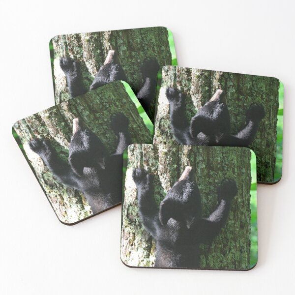 Item preview, Baby Black Bear Heading Up A Tree designed and sold by LisaWootenPhoto.