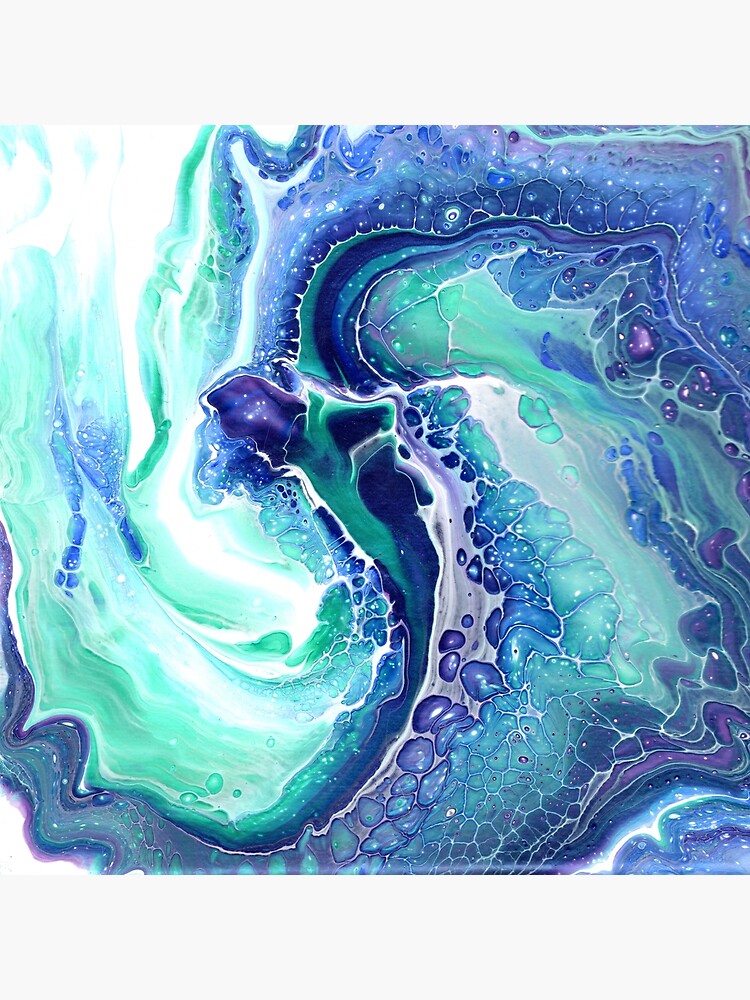 wave acrylic pour