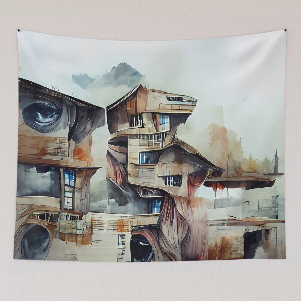 Item preview, Abstract Utopian Architecture designed and sold by Arkneer.