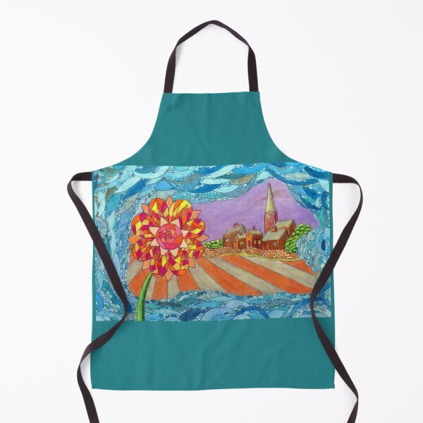 Item preview, 607 - THE VILLAGE FLOWER - DAVE EDWARDS - COLOURED PENCILS - 2021 designed and sold by BLYTHART.