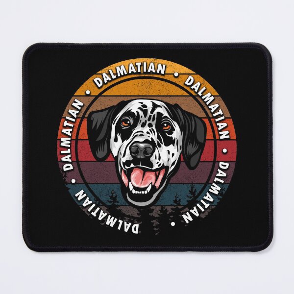 Item preview, Dalmatian distressed sunset retro dog face design designed and sold by SamRVstore.