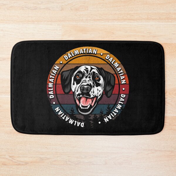 Item preview, Dalmatian distressed sunset retro dog face design designed and sold by SamRVstore.