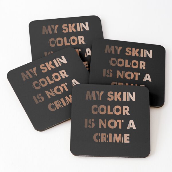 Item preview, My skin is not a crime - BLACK HISTORY MONTH  designed and sold by SlinesStudio.