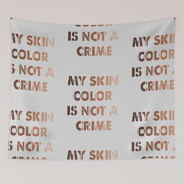 Item preview, My skin is not a crime - BLACK HISTORY MONTH  designed and sold by SlinesStudio.