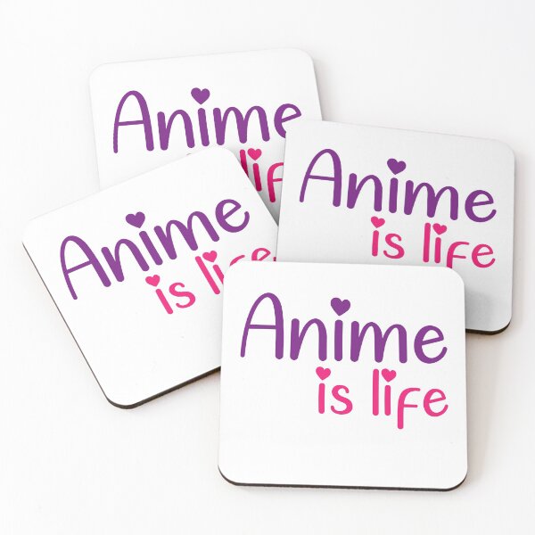 Item preview, Anime is Life designed and sold by ErmessThiings.