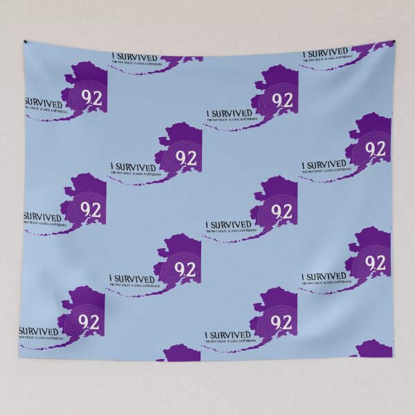 Item preview, Alaska Earthquake ~ I survived the 1964 Great Alaska Earthquake  designed and sold by colorfulgiftdes.