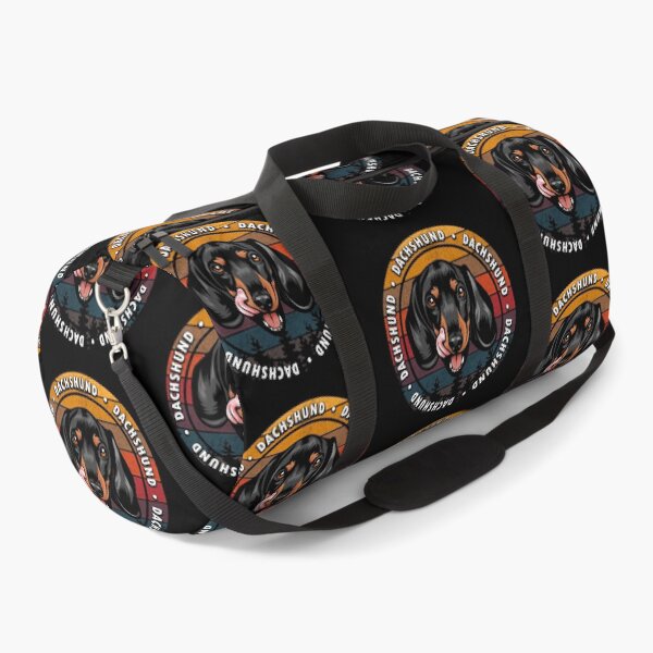 Item preview, Dachshund distressed sunset retro dog face design designed and sold by SamRVstore.