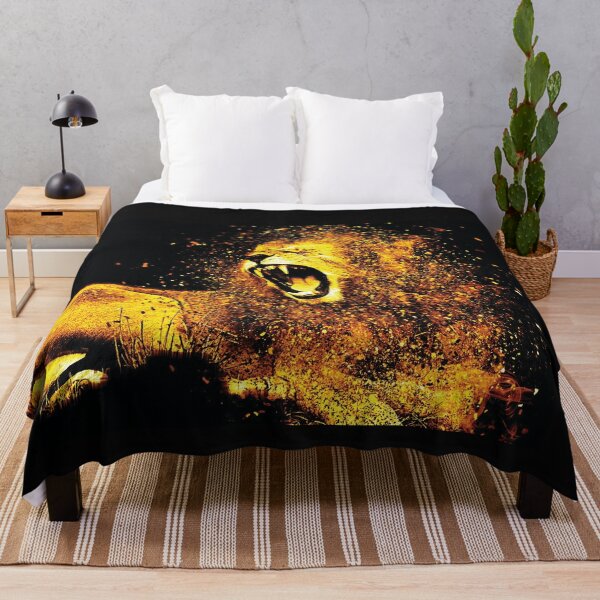 Item preview, beautiful lion art for interior design designed and sold by Xippy Art.